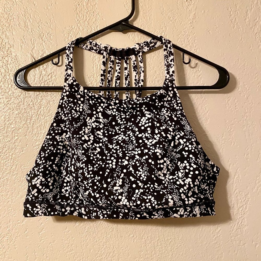 Lululemon High Neck Sports Bra, size 8